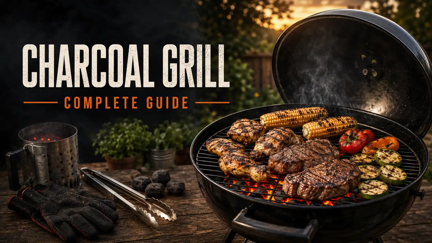 Charcoal Grill Guide: How to Use, Control, and Master Live-Fire Cooking