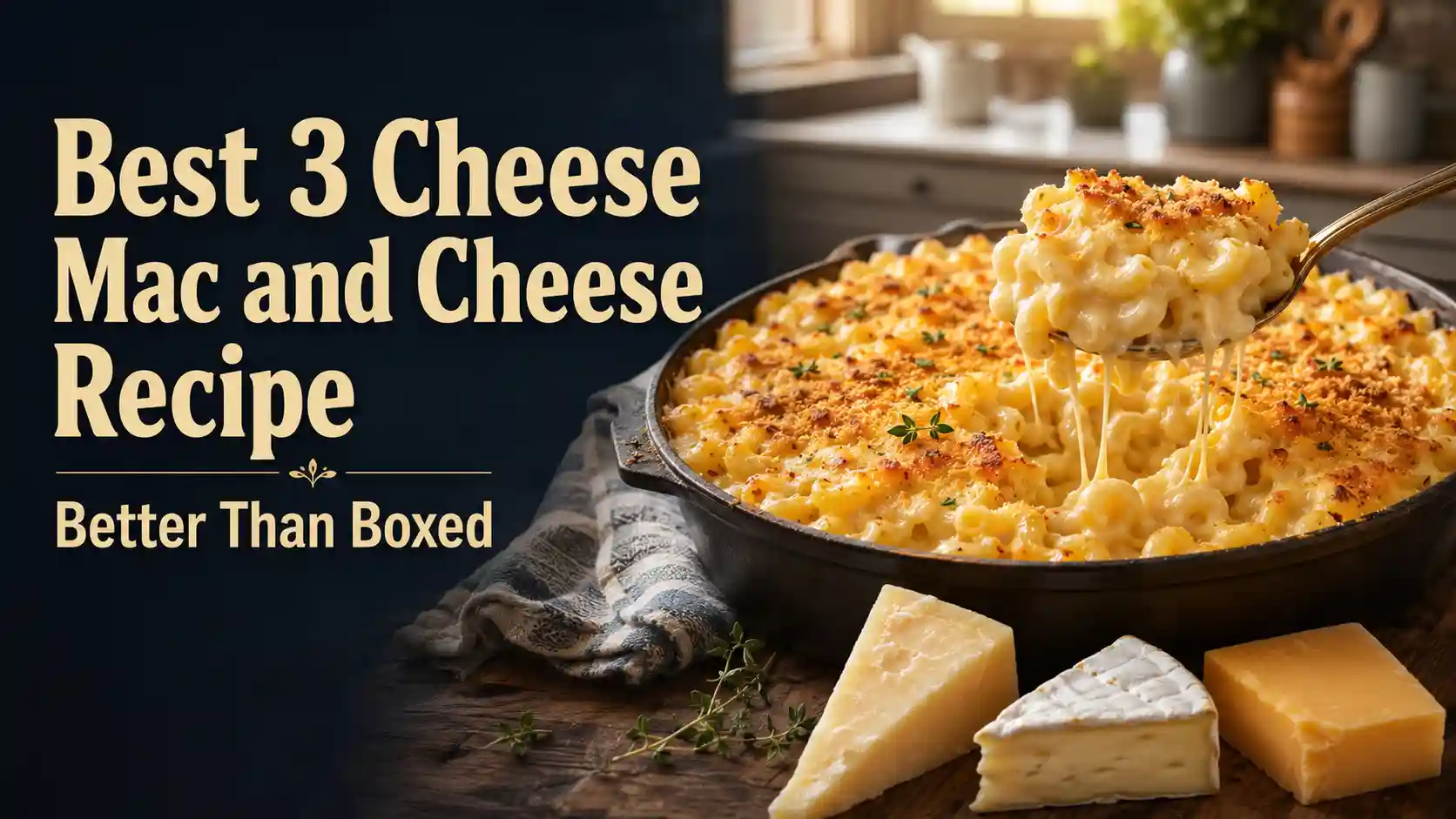 Best 3 Cheese Mac and Cheese Recipe Better Than Boxed