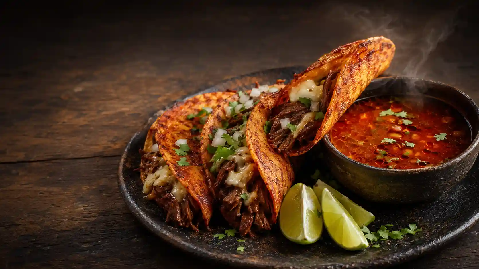 Best Birria Tacos Recipe With Rich Consomé and Crispy Beef