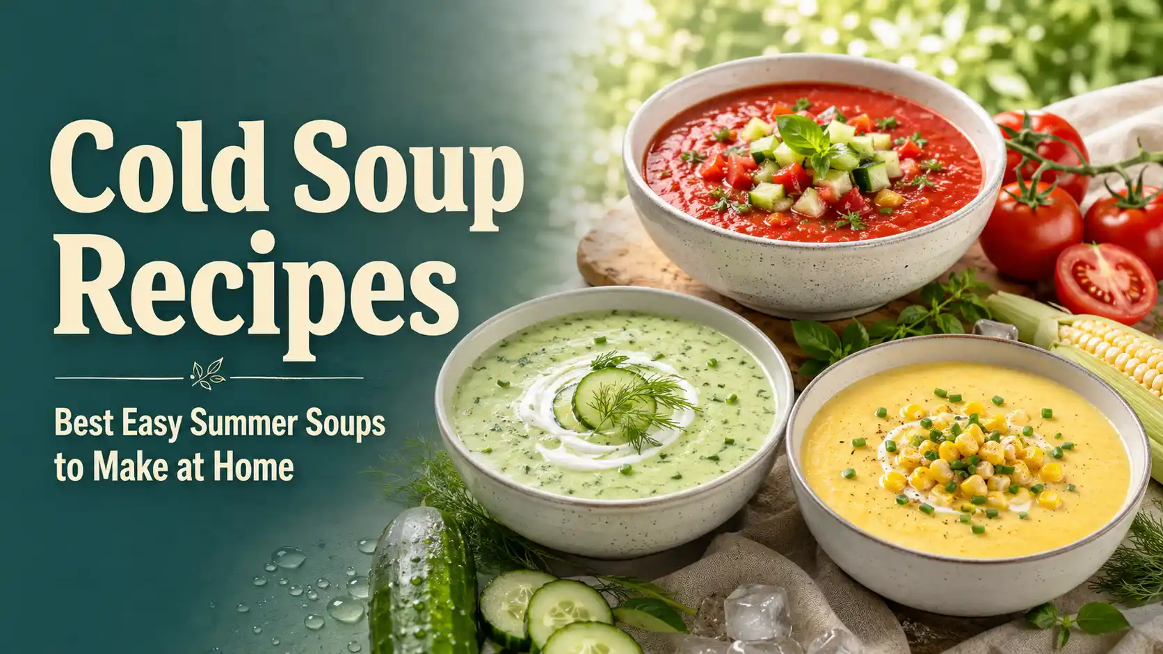 Cold Soup Recipes: Best Easy Summer Soups to Make at Home