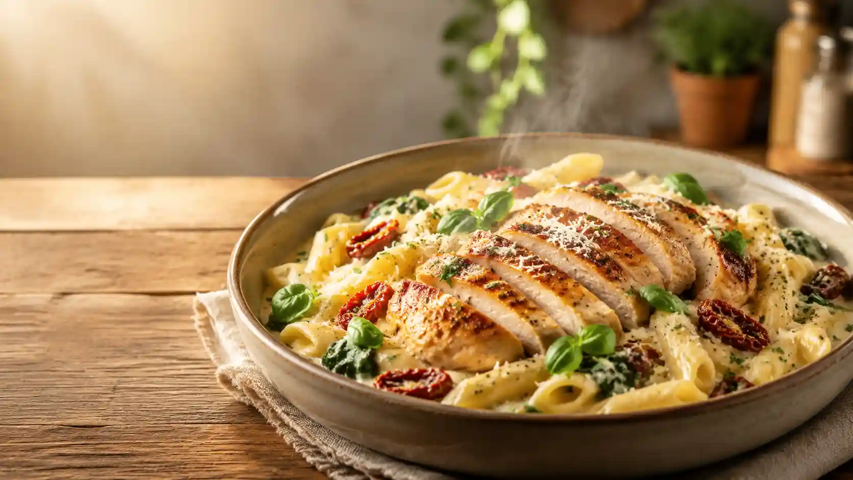 Creamy Tuscan Chicken Pasta: Easy 30-Minute Dinner Recipe