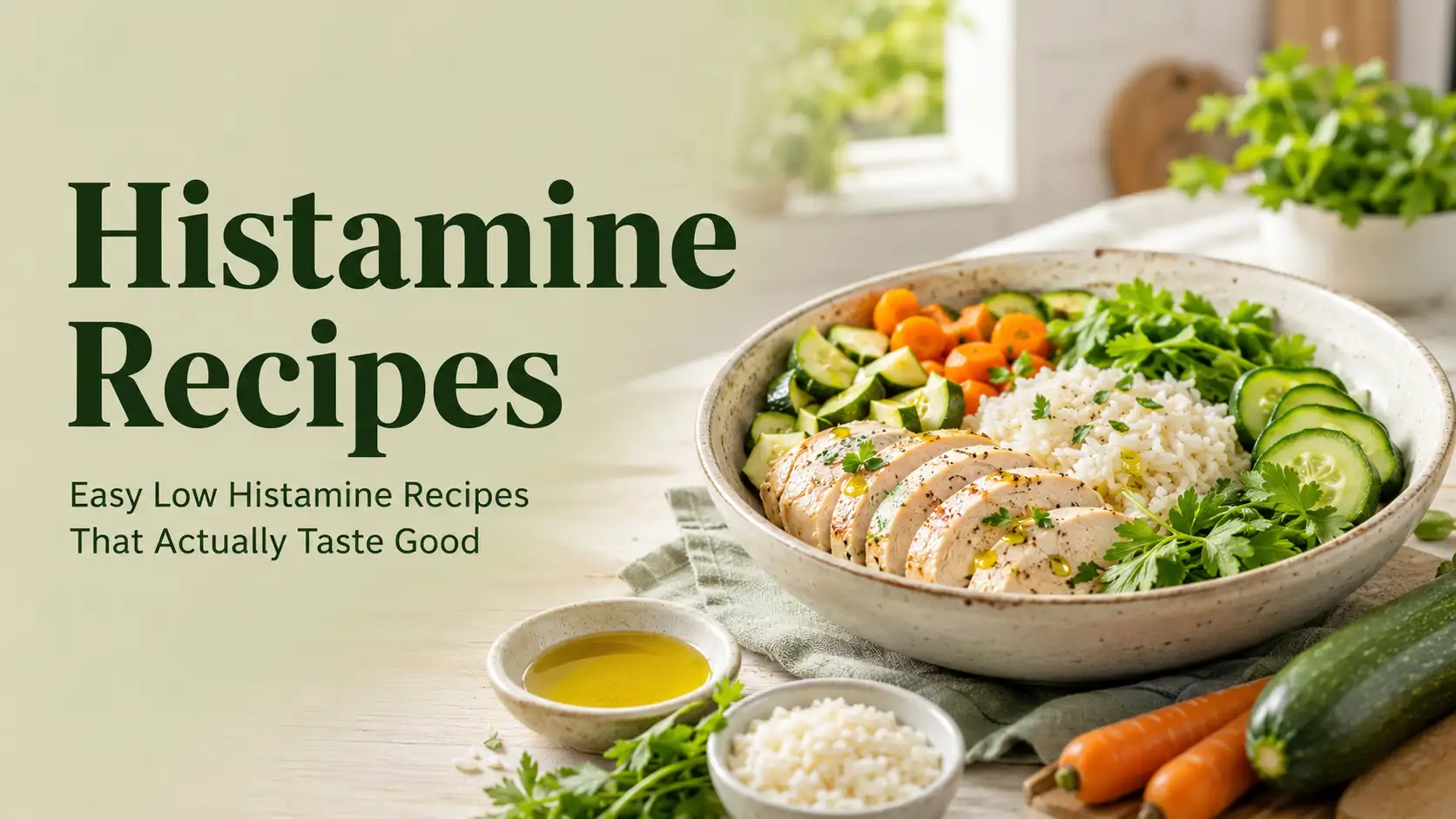Histamine Recipes: Easy Low Histamine Recipes That Actually Taste Good