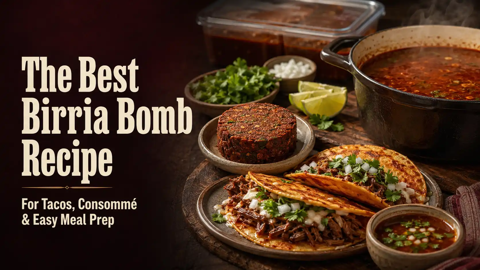The Best Birria Bomb Recipe for Tacos, Consommé, and Easy Meal Prep