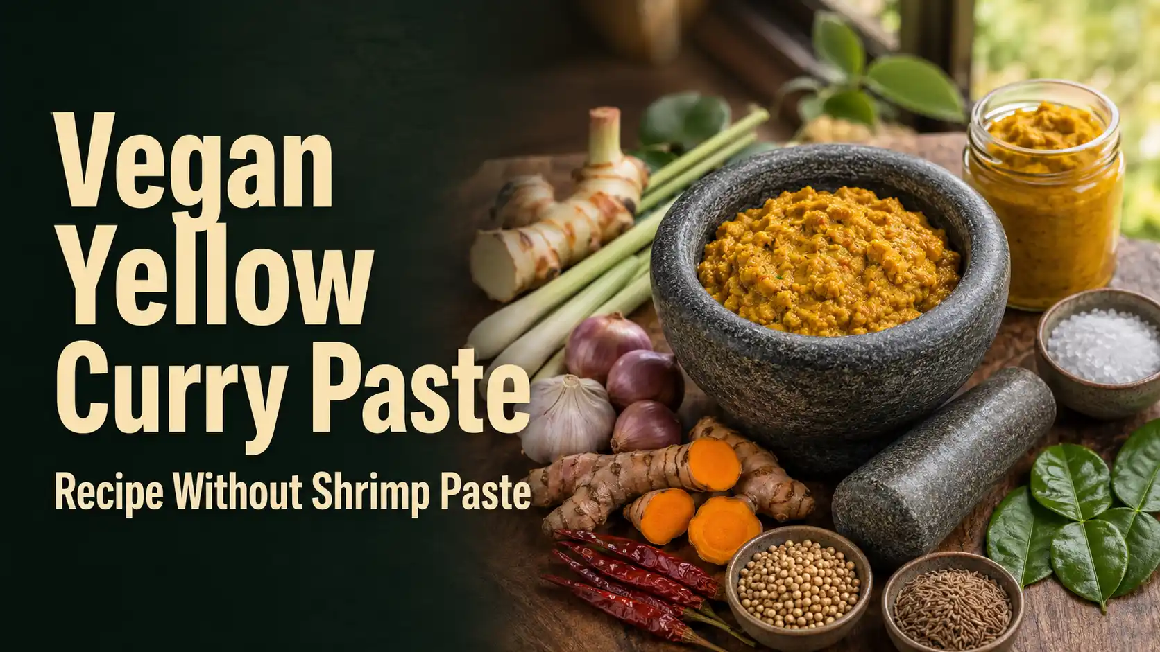 Vegan Yellow Curry Paste Recipe Without Shrimp Paste