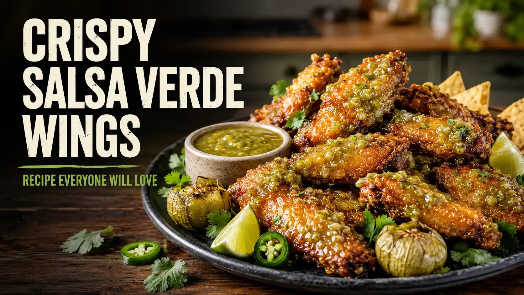 Crispy Salsa Verde Wings Recipe Everyone Will Love