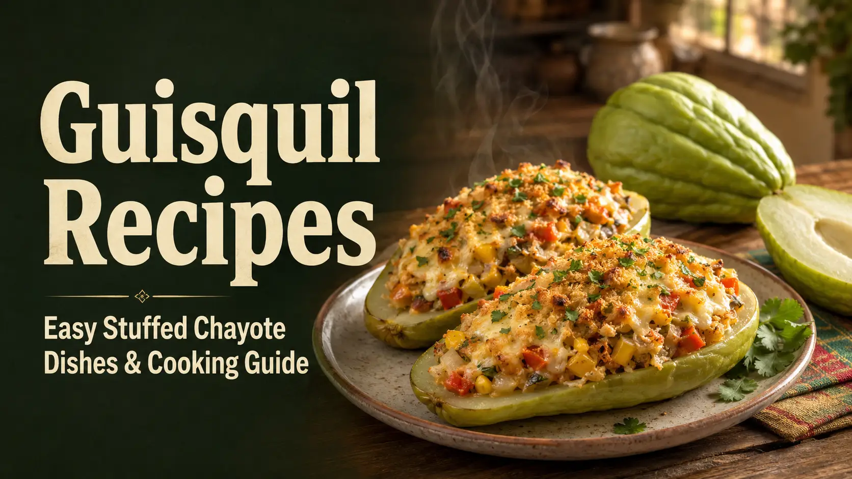 Guisquil Recipes: Easy Stuffed Chayote Dishes and Cooking Guide