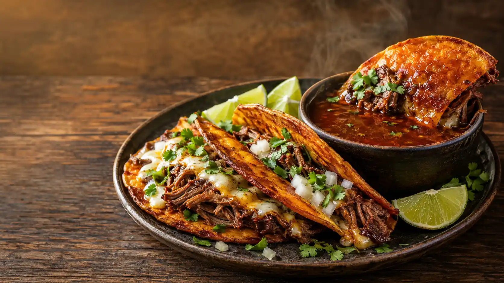 Best Birria Tacos Recipe With Rich Consomé and Crispy Beef