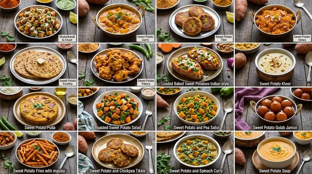 16 Indian Sweet Potato Recipes: Chaat, Curry, Tikki & More