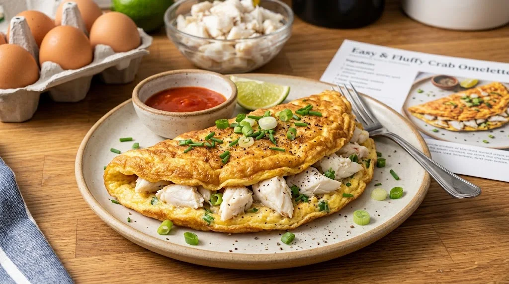 Crab Omelette Recipe: Easy, Fluffy & Full of Crab
