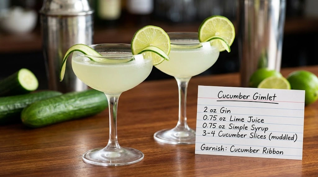 Cucumber Gimlet Recipe