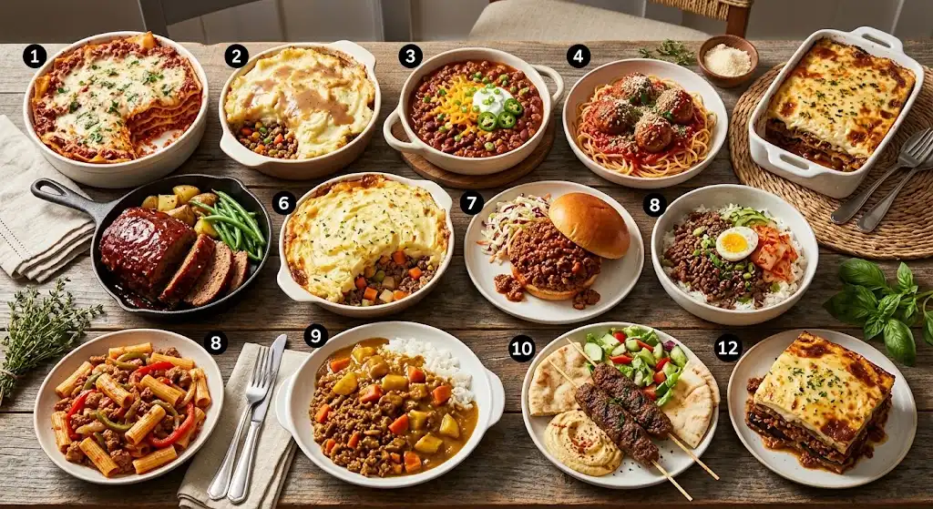 Ground Beef and Ground Pork Recipes: 12 Hearty Meals to Make