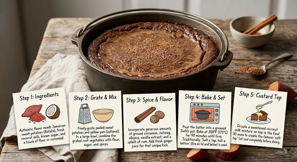 Jamaican Sweet Potato Pudding Recipe
