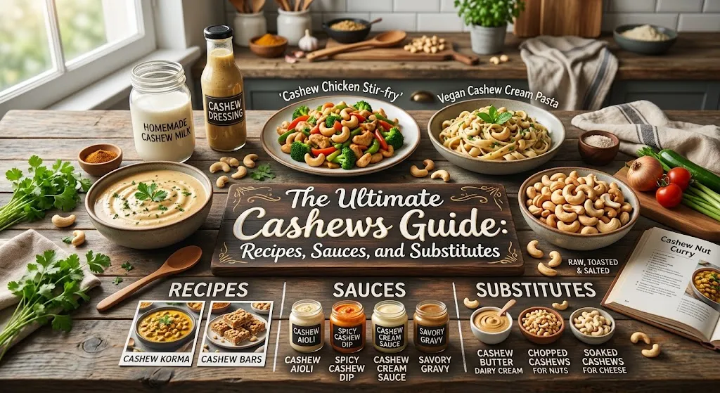 The Ultimate Cashews Guide Recipes Sauces and Substitutes