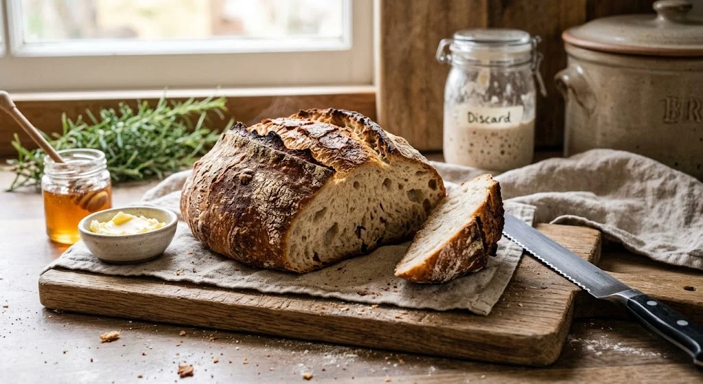 Unloaf Sourdough Recipe: Easy No-Fold Discard Bread