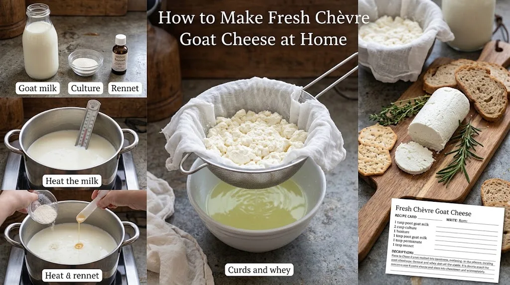 Chèvre Cheese Recipe: How to Make Fresh Goat Cheese at Home