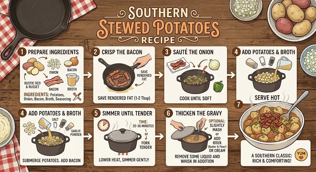 Southern Stewed Potatoes Recipe