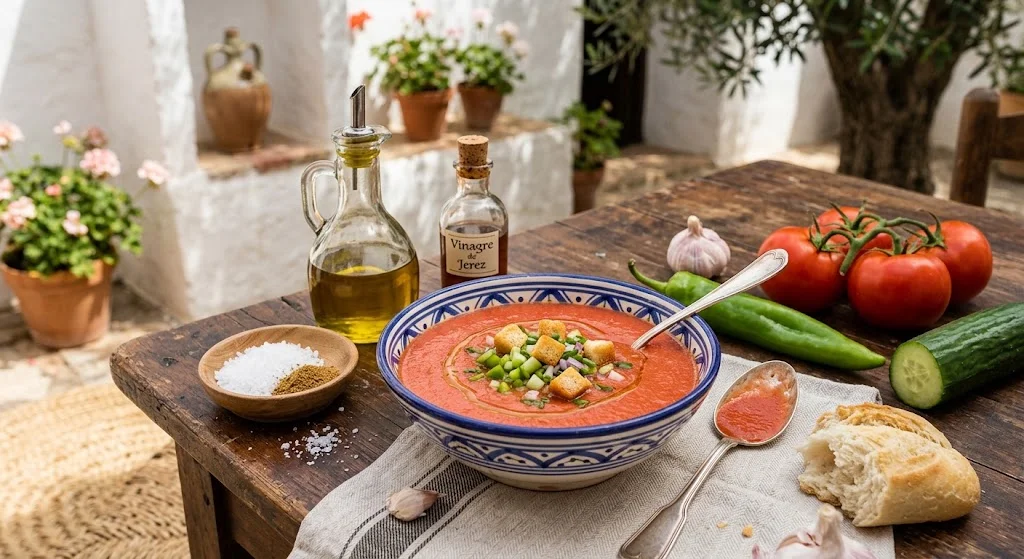 Authentic Andalusian Gazpacho Recipe: Traditional Spanish Cold Tomato Soup