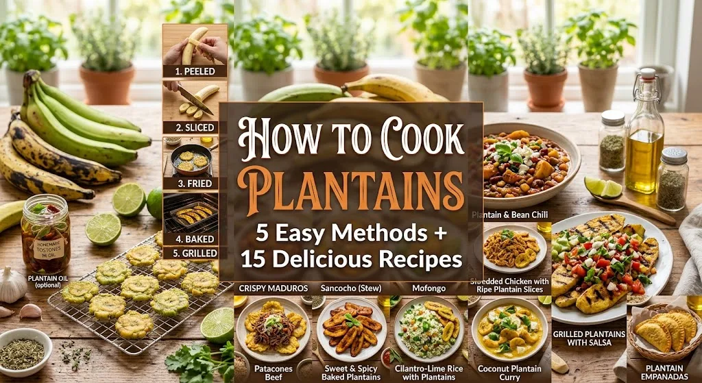 How to Cook Plantains: 5 Easy Methods + 15 Delicious Recipes