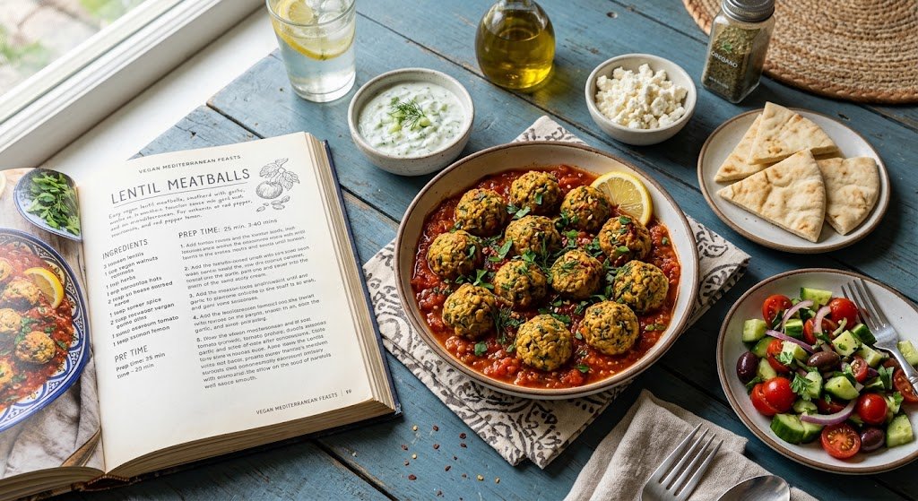Easy Vegan Lentil Meatballs Recipe – Mediterranean-Style & Delicious