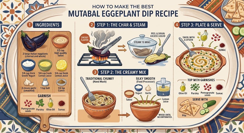 How to Make the Best Mutabal Eggplant Dip Recipe