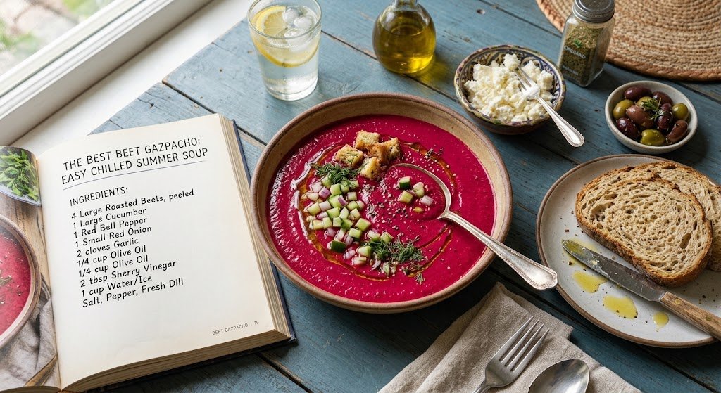 The Best Beet Gazpacho Recipe Easy Chilled Summer Soup Guide