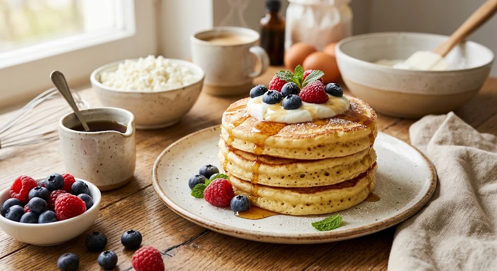 Cottage Cheese Pancakes Recipe: Fluffy, Easy, and Protein-Rich