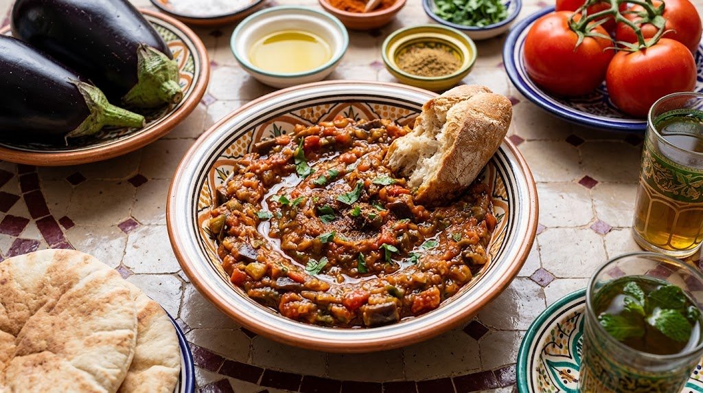Authentic Zaalouk Recipe: Easy Moroccan Eggplant & Tomato Dip