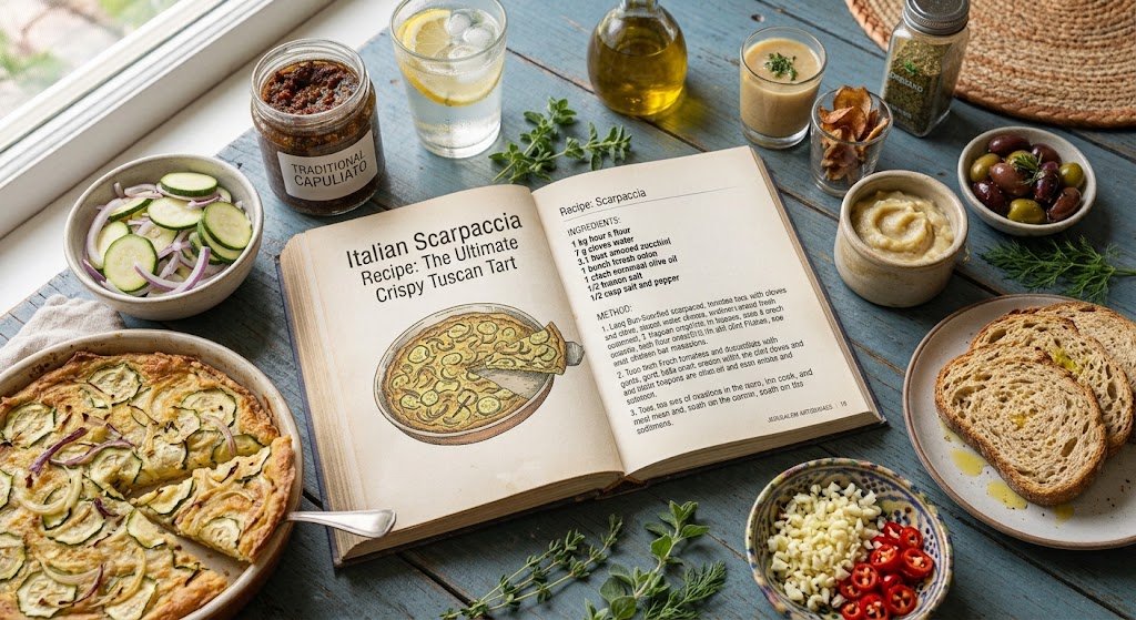 Italian Scarpaccia Recipe The Ultimate Crispy Tuscan Tart