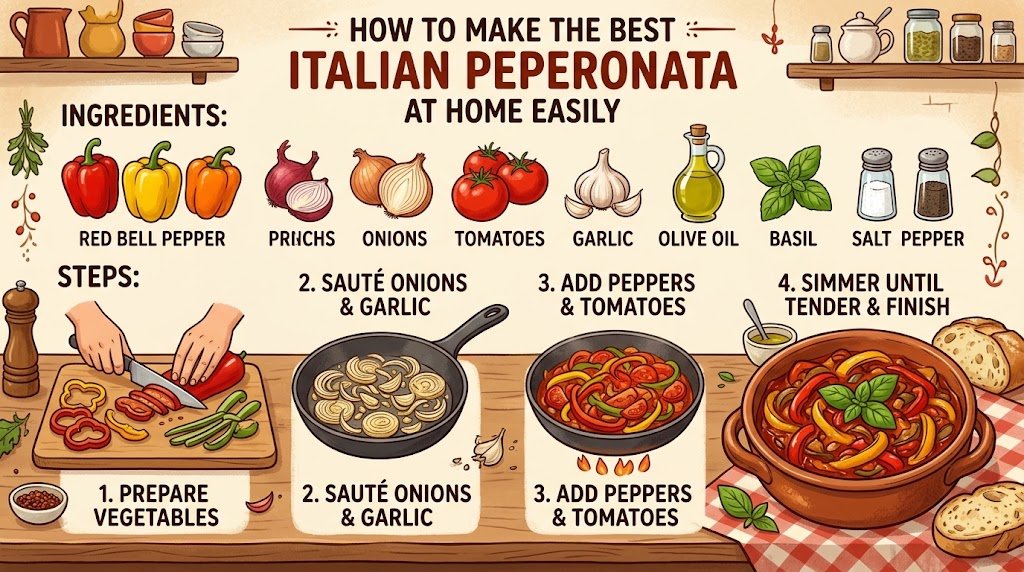 How to Make the Best Italian Peperonata Recipe at Home Easily