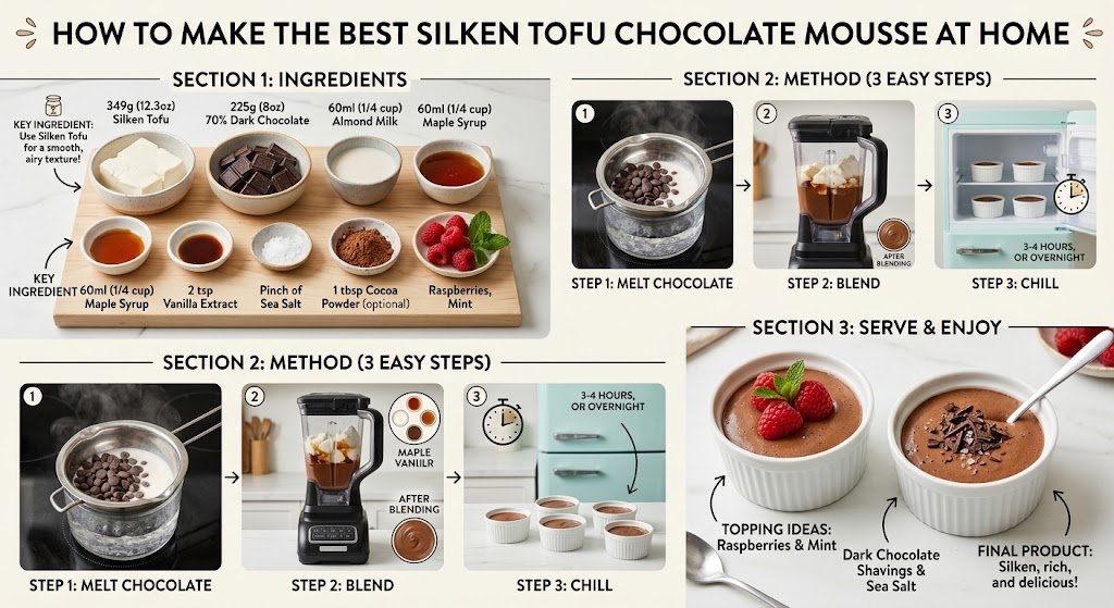 How to Make the Best Silken Tofu Chocolate Mousse Recipe at Home