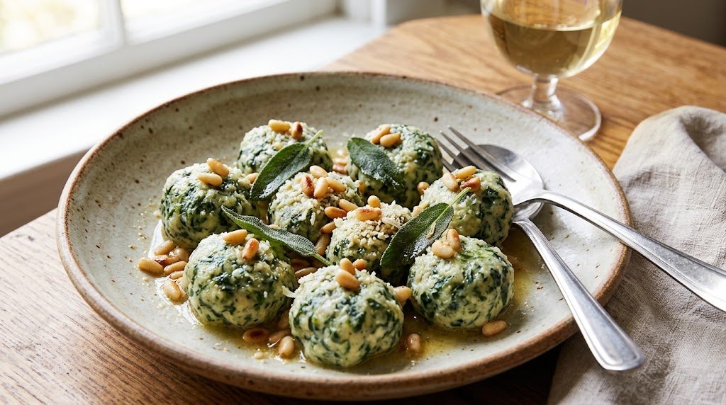 The Best Vegan Gnudi Italian Spinach Ricotta Dumplings