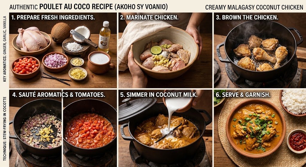 The Best Poulet au Coco Recipe Easy Authentic Island Flavor