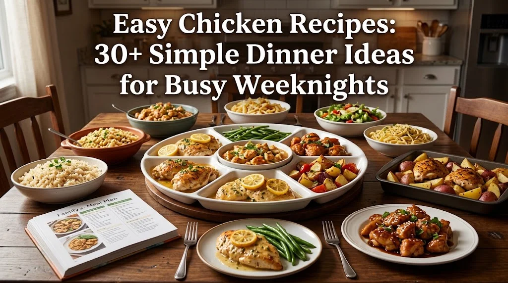 Easy Chicken Recipes: 30+ Simple Dinner Ideas for Busy Weeknights