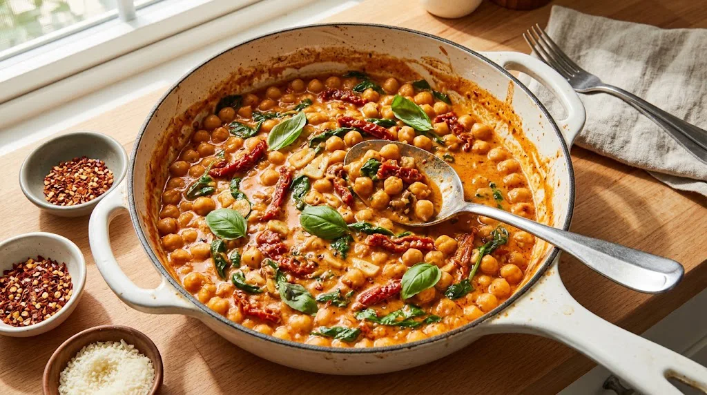 Marry Me Chickpeas Recipe – Creamy, Easy One-Pan Vegetarian Dinner