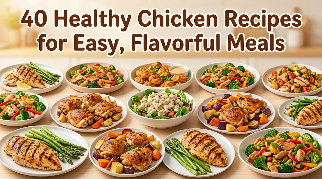 40 Healthy Chicken Recipes for Easy, Flavorful Meals