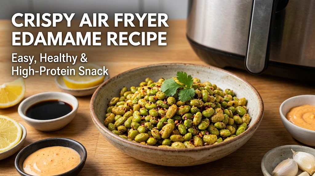 Crispy Air Fryer Edamame Recipe: Easy, Healthy & High-Protein Snack